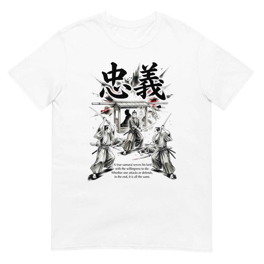 Samurai Chūgi Loyalty T-Shirt - 忠義 Bushido Honor | Premium Cotton