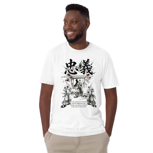 Samurai Chūgi Loyalty T-Shirt - 忠義 Bushido Honor | Premium Cotton