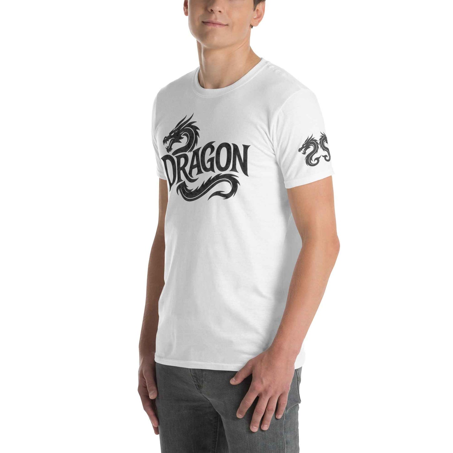 Japanese Dragon T-Shirt - Kanji 龍 Tattoo Design | Premium Cotton