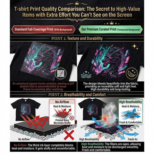 [Our Printing Standards] Why We Focus on Breathability and Background Transparency