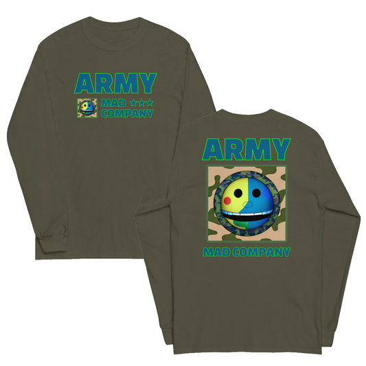 LT-020 Long Sleeve Shirt Masatonia "ARMY" "MAD COMPANY"