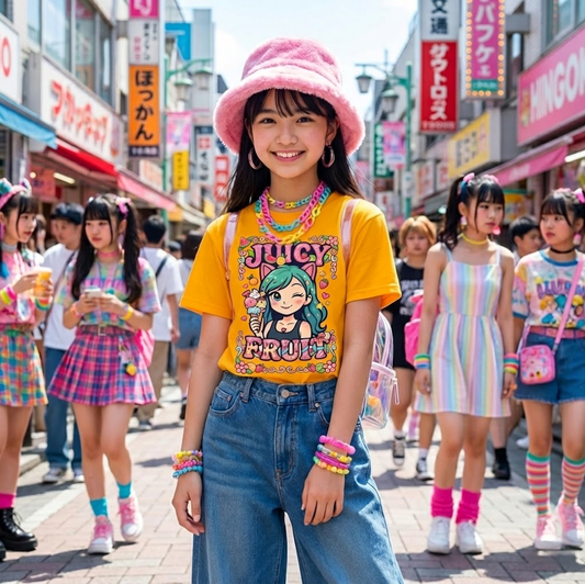 TS-074-C / Youth classic tee Masatonia "juicy fruits"