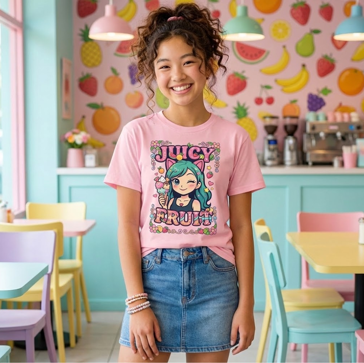 TS-074-C / Youth classic tee Masatonia "juicy fruits"