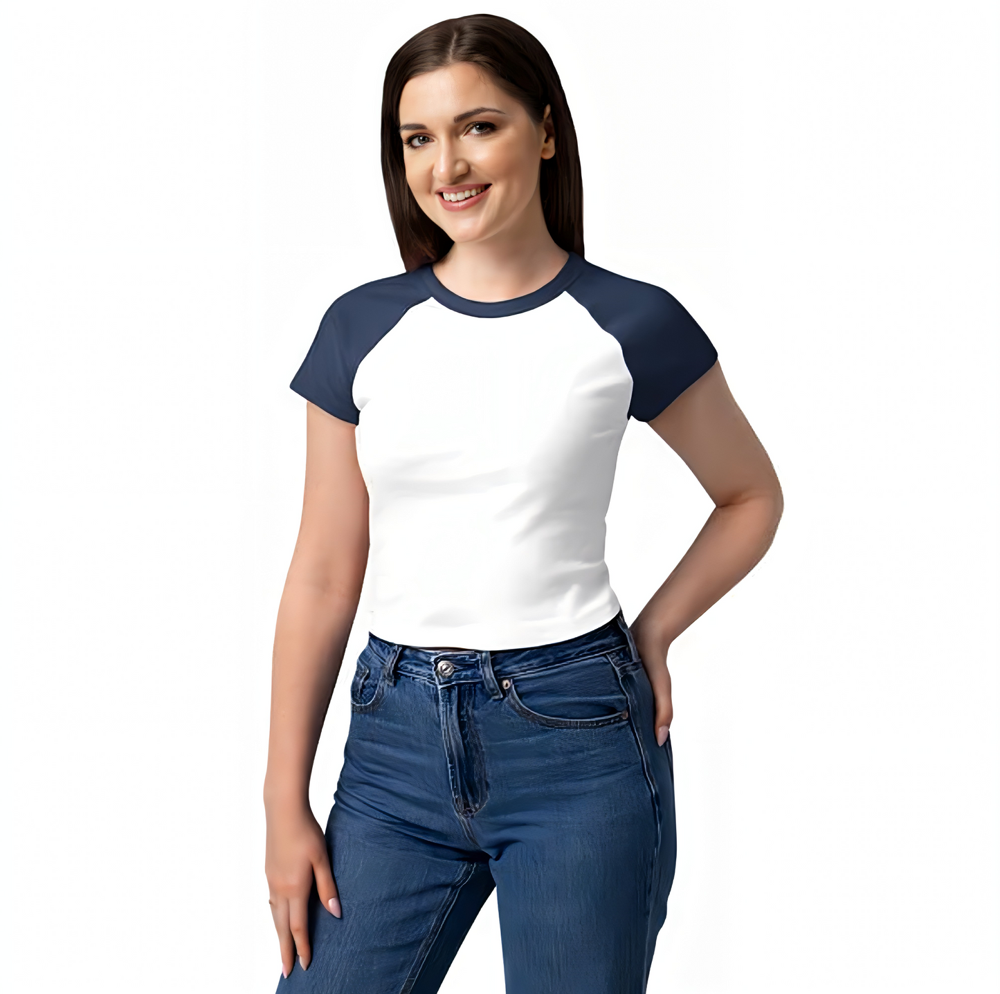 WT-011 / Women’s micro rib raglan baby tee Masatonia "PEGASUS"