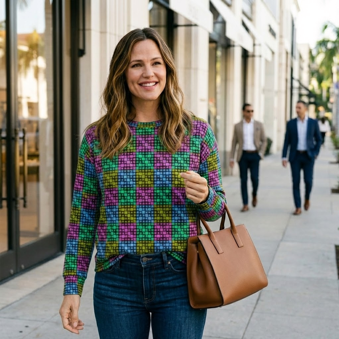 All-Over Print Cotton Sweatshirt - Unisex Streetwear | Premium