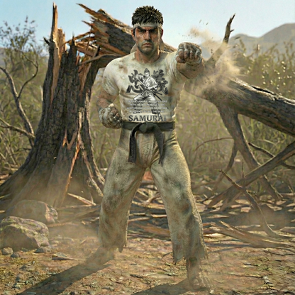 T-032-B / Short-Sleeve Unisex T-Shirt Masatonia "SAMURAI" "BUSHI" "SHOGUN"