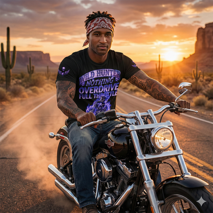 T-303-AC / Men’s cotton crew neck t-shirt Masatonia "WILD HUNTER"