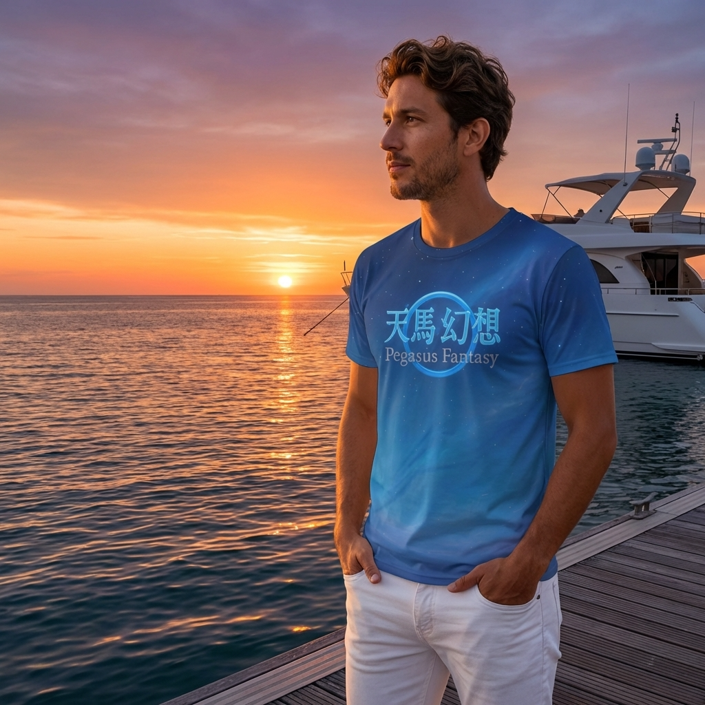 Pegasus Fantasy T-Shirt - 天馬幻想 All-Over Print | Premium Cotton