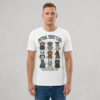相互信頼分析風刺グラフィックTシャツ