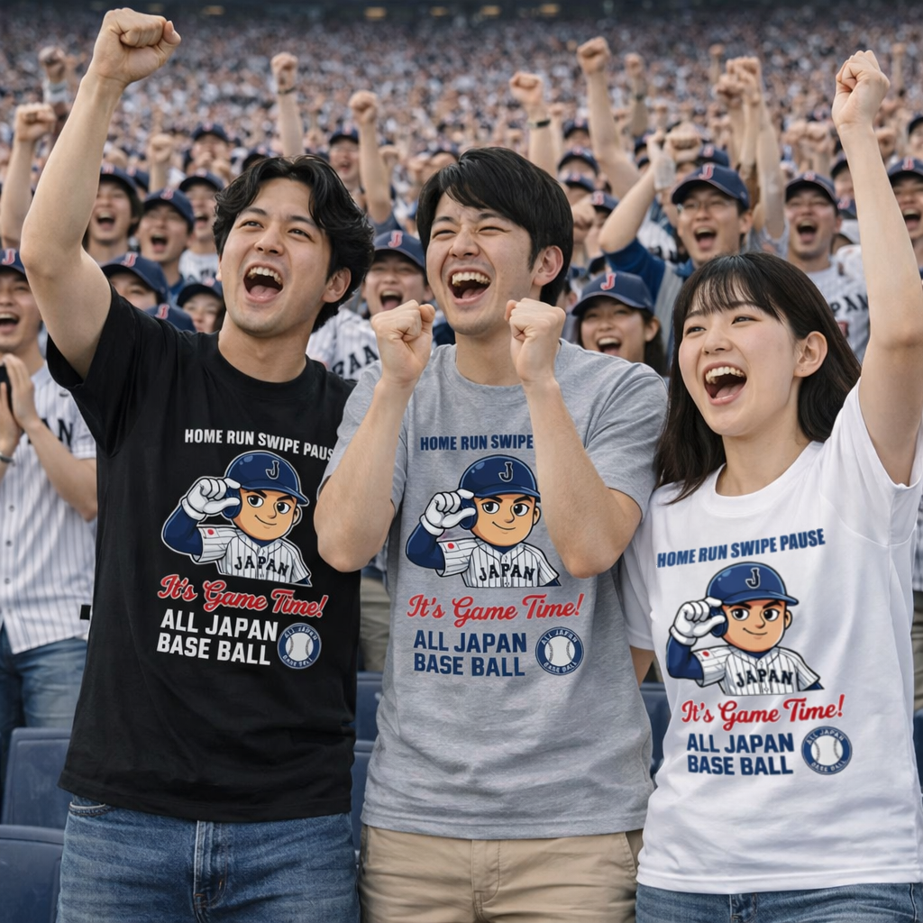 ALL JAPAN Baseball T-Shirt - Dawn of Departure | Premium Cotton