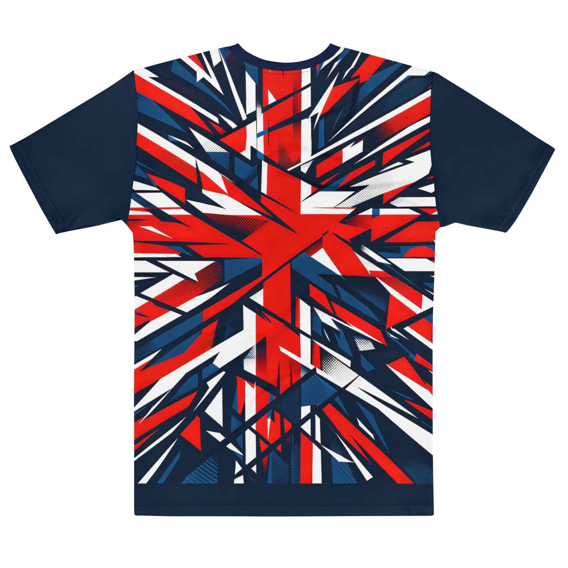 Luxury UK Union Jack All-Over Print T-Shirt - British Punk Streetwear Graphic Tee | Red White Blue Design