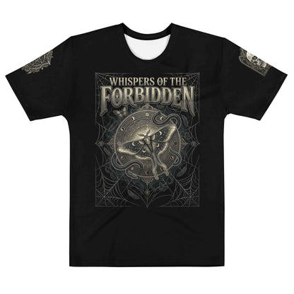 Gothic Occult Graphic T-Shirt - Dark Fantasy Ritual Design | All-Over Print