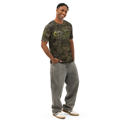 ARMY MAD COMPANY All-Over Print T-Shirt - Military Streetwear Tactical Graphic Tee | Front, Back & Sleeve Print