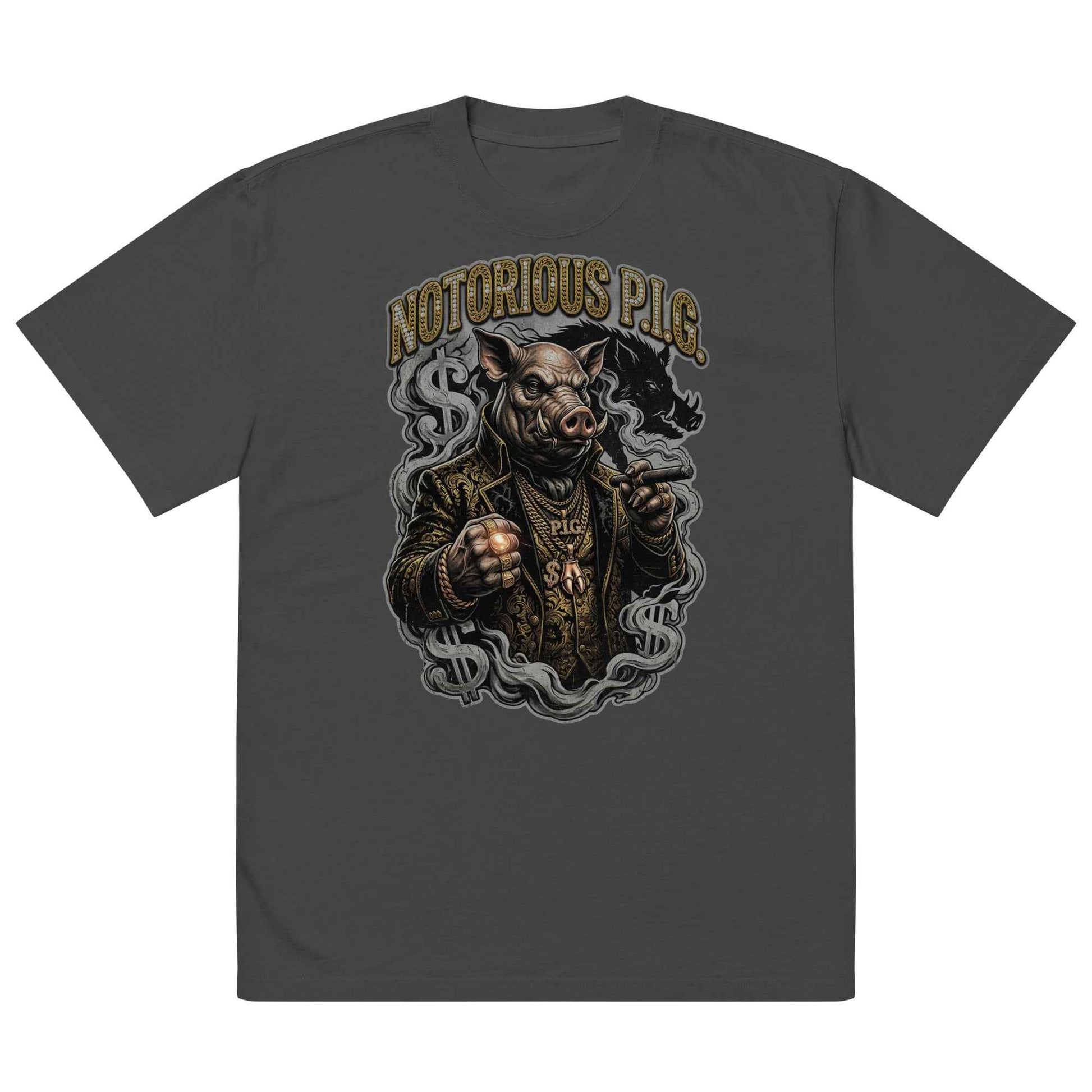 T-294-OF　NOTORIOUS P.I.G. "The Snout" Oversized Vintage Graphic Tee