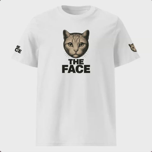 T-202 / Unisex organic cotton t-shirt Masatonia "The Face"