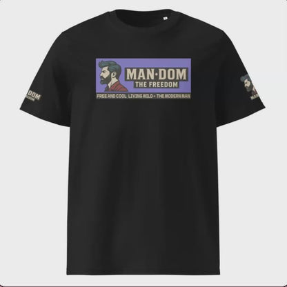 T-205 / Unisex organic cotton t-shirt Masatonia "MANDAM""Man Freedom"
