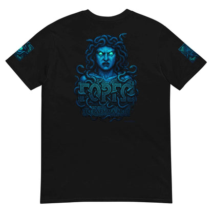 Medusa "ΓΟΡΓΩ" Stone Carving Graphic T-Shirt - Greek Mythology Dark Fantasy Streetwear