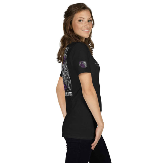 "Scythe of Chronos" Fine Line Graphic T-Shirt – Black Edition