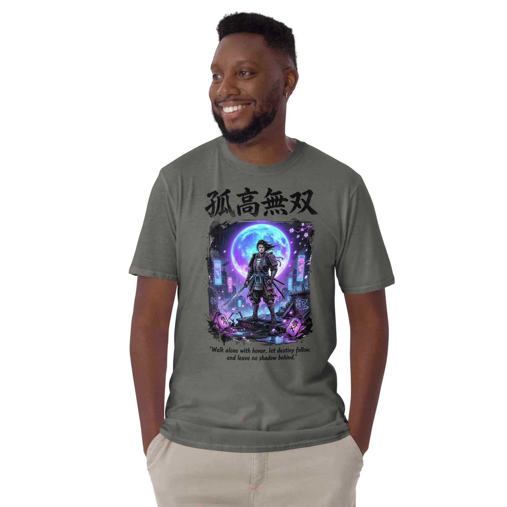 Eternal Ronin Cyberpunk Samurai T-Shirt - Kokou Musou | Premium Cotton