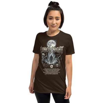 Lonely Night Gothic Rock T-Shirt - Dark Metal Design | Premium Cotton