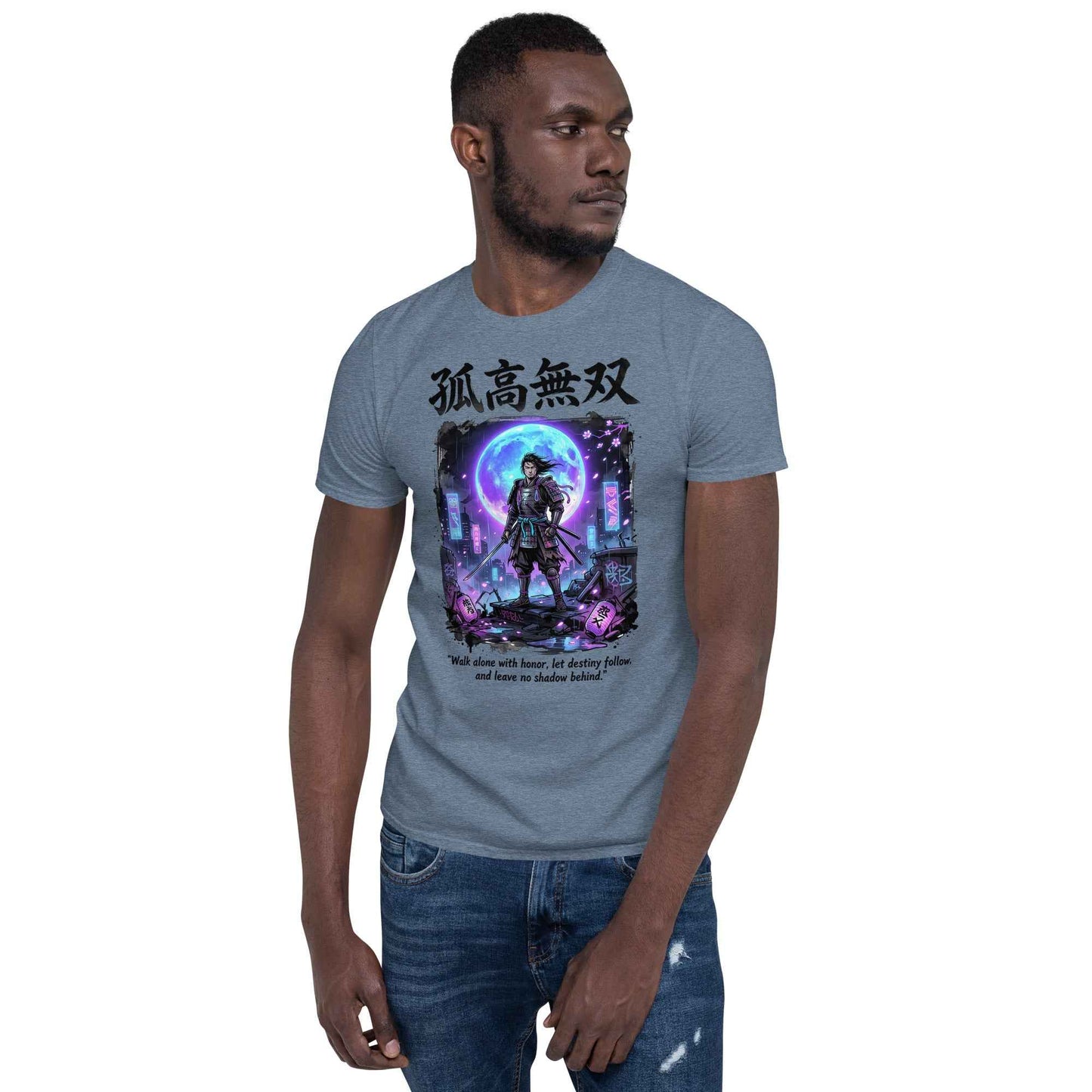 Eternal Ronin Cyberpunk Samurai T-Shirt - Kokou Musou | Premium Cotton