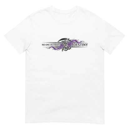"Scythe of Chronos" Fine Line Graphic T-Shirt – White Edition