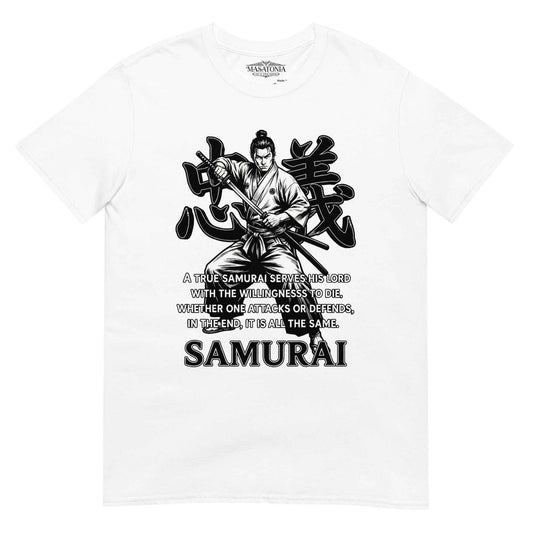 Samurai Chugi Loyalty Graphic T-Shirt – Japanese Bushido Katana Warrior Tee