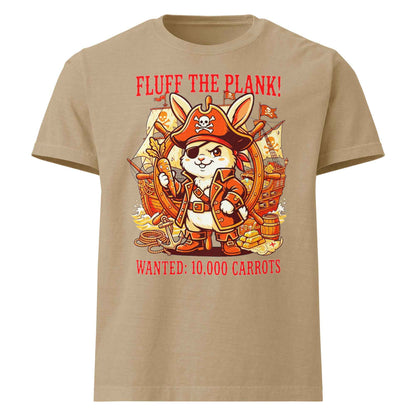 Pirate Rabbit T-Shirt - Captain Bunny WANTED 10,000 Carrots | Organic Cotton