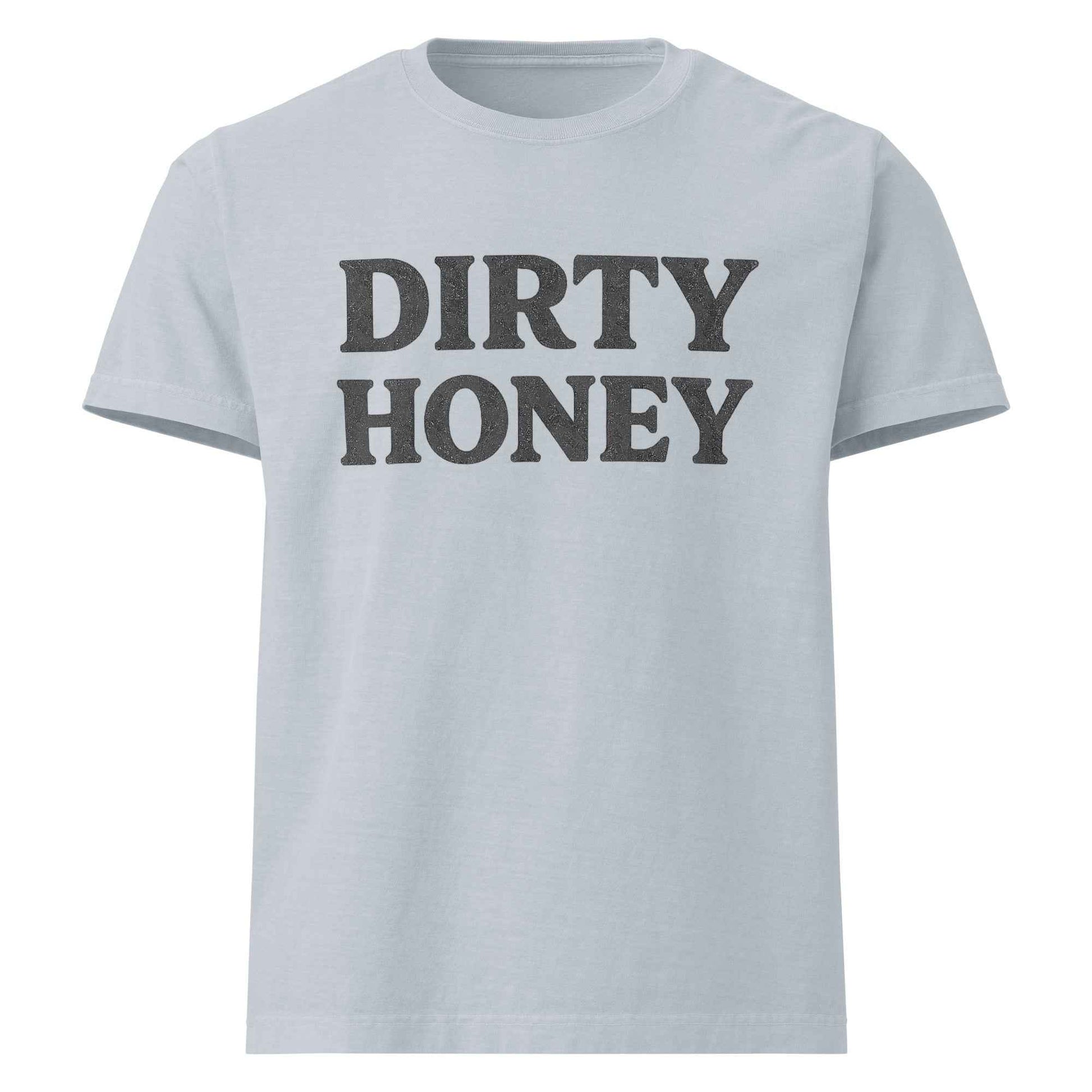 DIRTY HONEY T-Shirt - Dangerous Girls Silhouette Graphic | Oversized Garment-Dyed