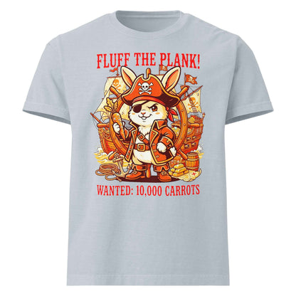 Pirate Rabbit T-Shirt - Captain Bunny WANTED 10,000 Carrots | Organic Cotton