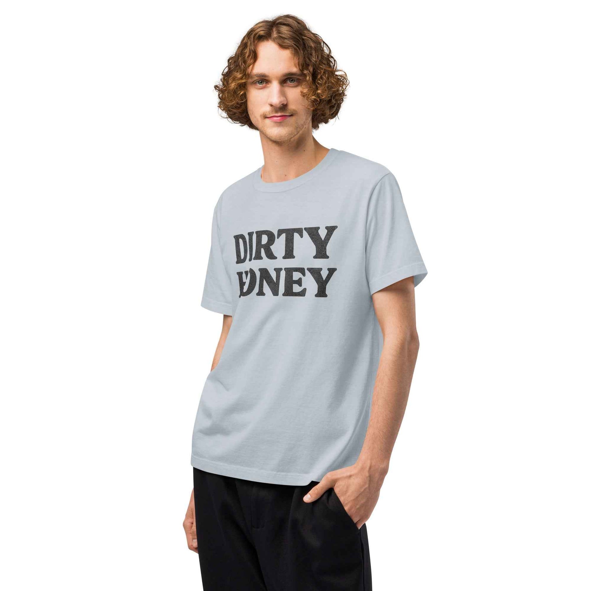 DIRTY HONEY T-Shirt - Dangerous Girls Silhouette Graphic | Oversized Garment-Dyed