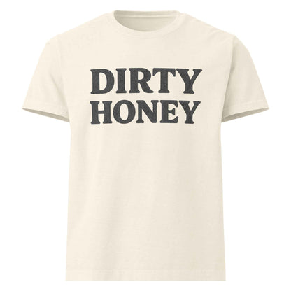 DIRTY HONEY T-Shirt - Dangerous Girls Silhouette Graphic | Oversized Garment-Dyed