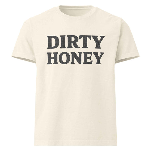 DIRTY HONEY T-Shirt - Dangerous Girls Silhouette Graphic | Oversized Garment-Dyed