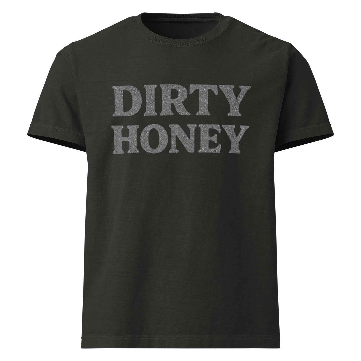 DIRTY HONEY T-Shirt - Dangerous Girls Silhouette Graphic | Oversized Garment-Dyed